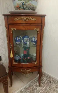 بوفه چوب راش برنز کاری شده