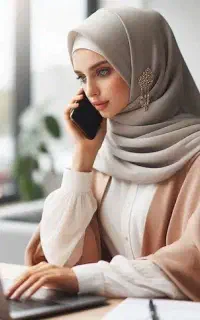 کار در منزل فقط با یک گوشی مخصوص بانوان