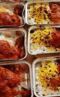 تهیه غذا چمچه