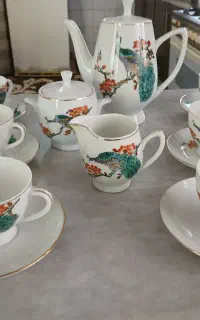 یه دست قهوه و شیر خوری قدیمی
