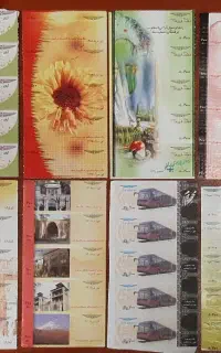 بلیط اتوبوس دهه هشتاد ۱۰۰ عدد