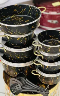 سرویس قابلمه ۱۹ پارچه لب چدن