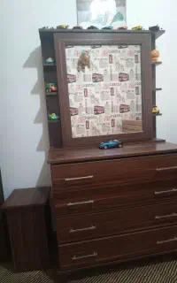 دراور 4 کشو با اینه ریلی