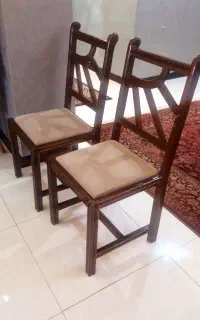 ۶ عدد صندلی  تمام چوب