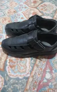 کفش دمپایی چرمی