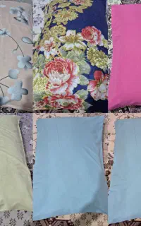 روبالشی گلدار و ساده