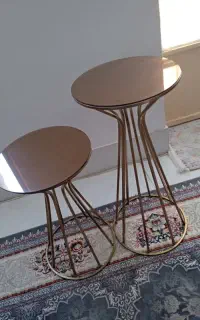 دو عدد میز طلایی