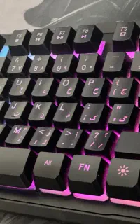 کیبورد گیمینگ گرین gk601 RGB