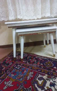 میزوسط ودوتاعسلی چوبی شیک
