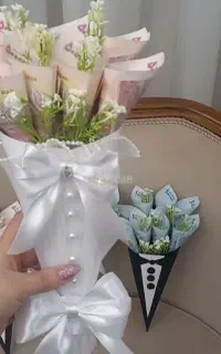 ساخت انواع دست گل شاباش