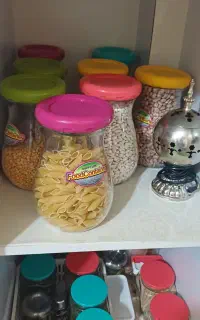 شیشه حبوبات،هپی لایف