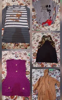 تعدادی لباس سایز کوچک.