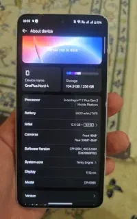 Oneplus Nord 4 5g 256/12g در حد صفر