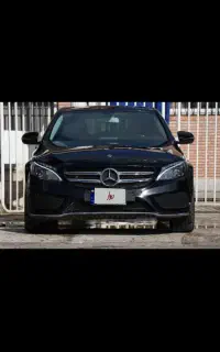 بنز سی کلاس پلاک دائم 2016 بدون رنگ