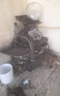 زیر موتور با بلوک