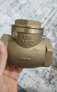 شیر یک طرفه 2 اینج برنجی