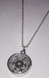 گردنبند طرح برف