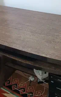 میز کامپیوتر MDF طرح چوب