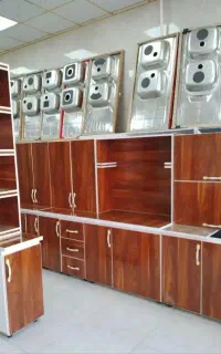 کابینت آماده احمدی  فلزی وچوبی