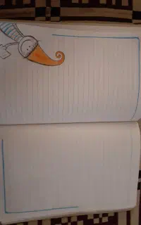 نقاشی حاشیه دفتر