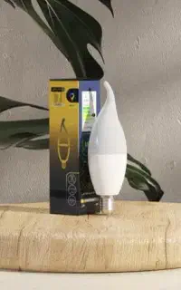 لامپ شمعی و لوستری ۷ وات واقعی با گارانتی