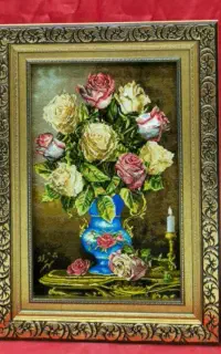 تابلوفرش دستبافت با قاب