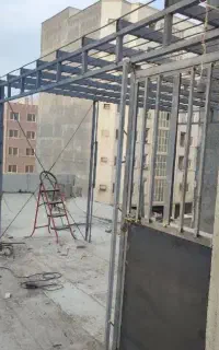 انواع جوشکاری سایبان پارکینگ سقف سبک