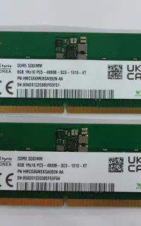 دو عدد رم لپ تاپ DDR5 4800 8GB