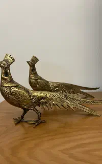 مجسمه طاووس برنجی