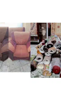 قالیشویی و مبل شویی* نمونه*