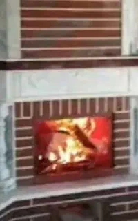 شومینه باربیکیو آجرنما  آتیشدان