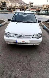 پراید۱۱۱مدل ۹۴بدونه رنگ شاسی پلم بدونه ترک مویی