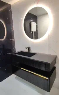 تولیدی روشویی سرامیکی وسنگی با باکس فمیزه