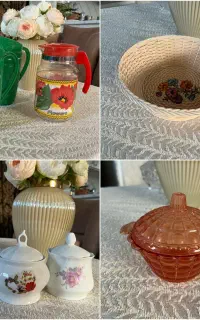 قندان ،پارچ ،سبدمیوه