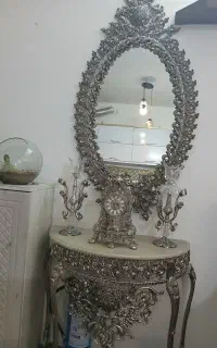 آینه کنسول روکش برنز شیک و خاص