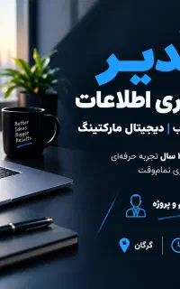 متخصص IT طراحی وب و دیجیتال مارکتینگ آماده همکاری