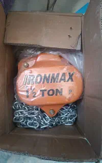 جرثقیل دستی IRONMAX ظرفیت ۱.۵ تن