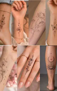 تتوی بدن حرفه ای و زیبا برای خانمها