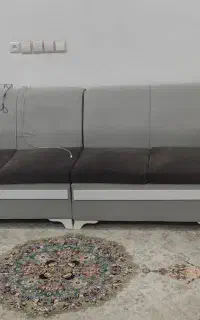 مبل ال 5نفره همراه با عسلی کم کار .