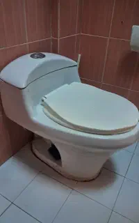 توالت فرنگی سالم بدون هیچ شکستگی