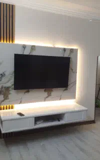 کاغذ دیواری-ماربل-ترمو کناف و mdf و بازسازی کامل