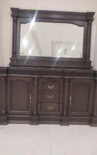آینه کنسول چوب تمام راش