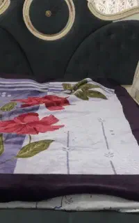 تخت خواب دونفره طرح چوبی