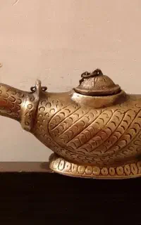 پیسوز مرغابی برنجی قدیمی و سنگین