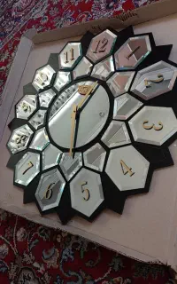 ساعت دیواری آیینه ای