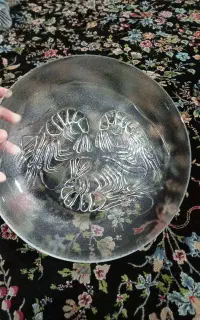 بشقاب طرح میگو اندونزی