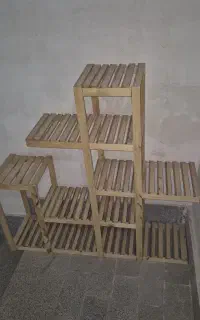 استند گلدان چوبی ( پایه گلدان )
