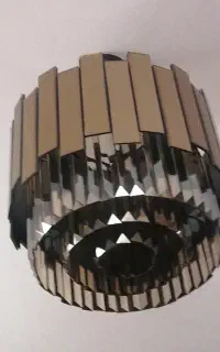 2 عدد لوستر کریستالی