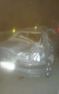 پژو ۴۰۵ تصادفی