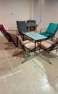 فروش میز وصندلی بابهترین فلزوپارچه.